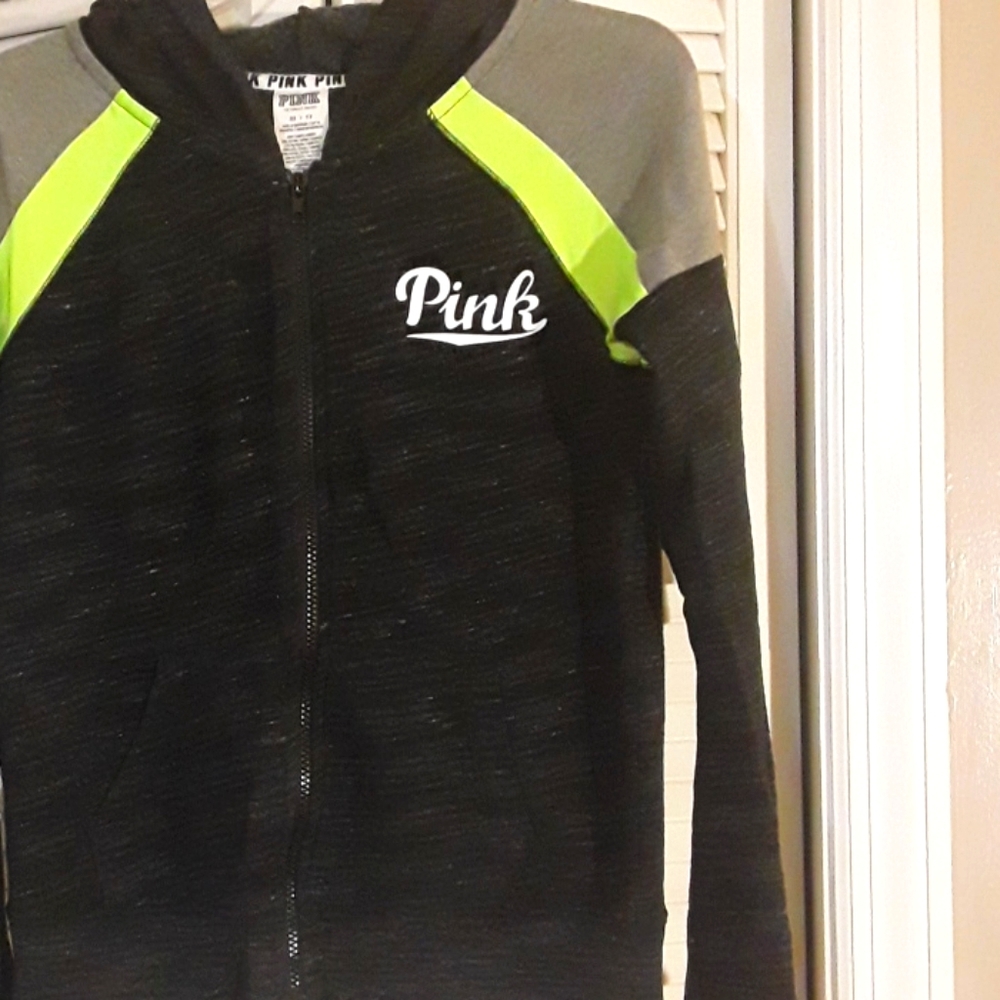 VS Pink full zipper hoodie